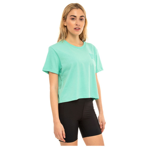 Be Nation Γυναικεία κοντομάνικη μπλούζα crop top